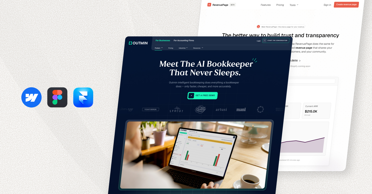 Outmin - Featured Webflow Project
